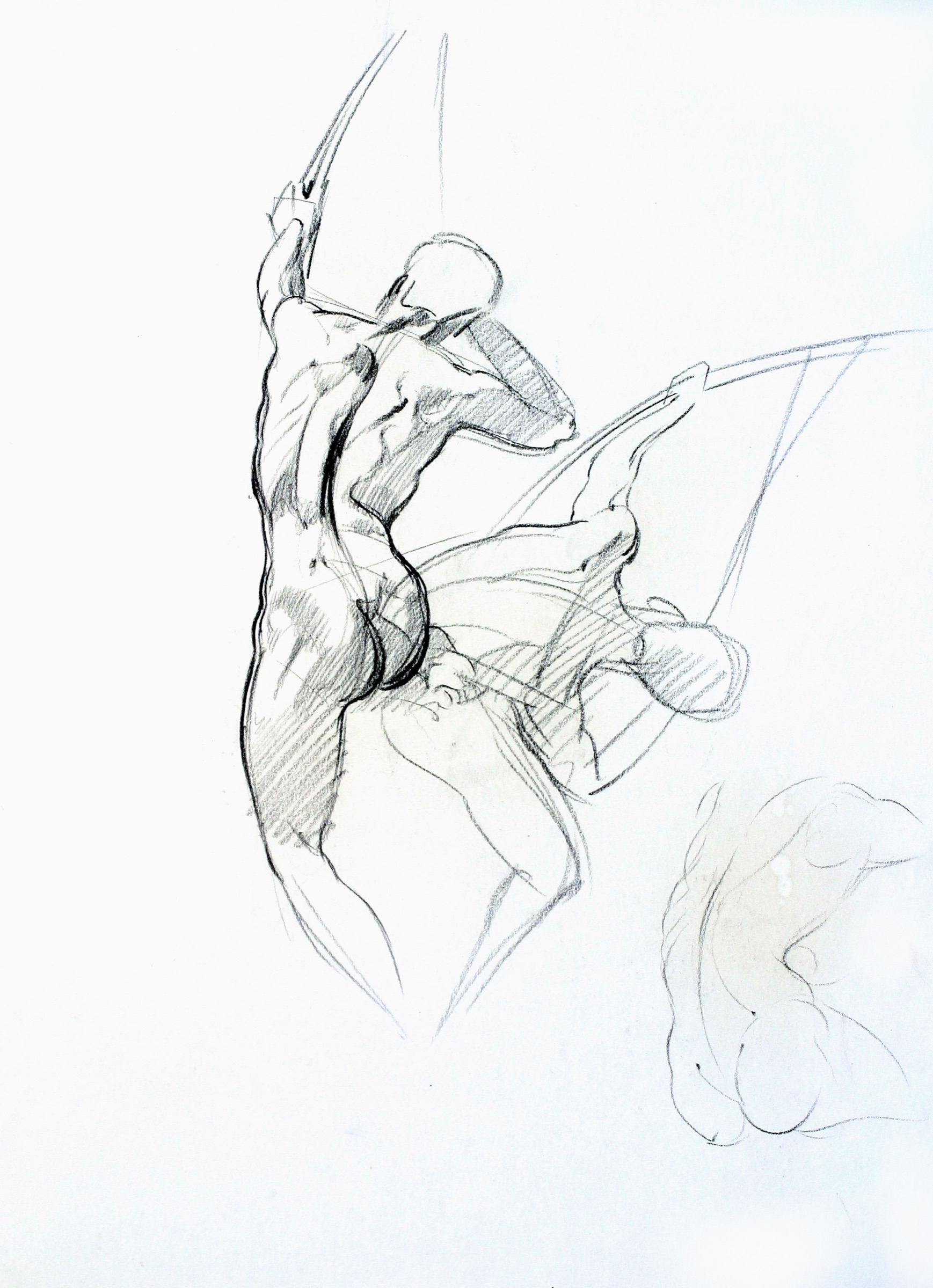 Adam, Studienskizzen zu,  3