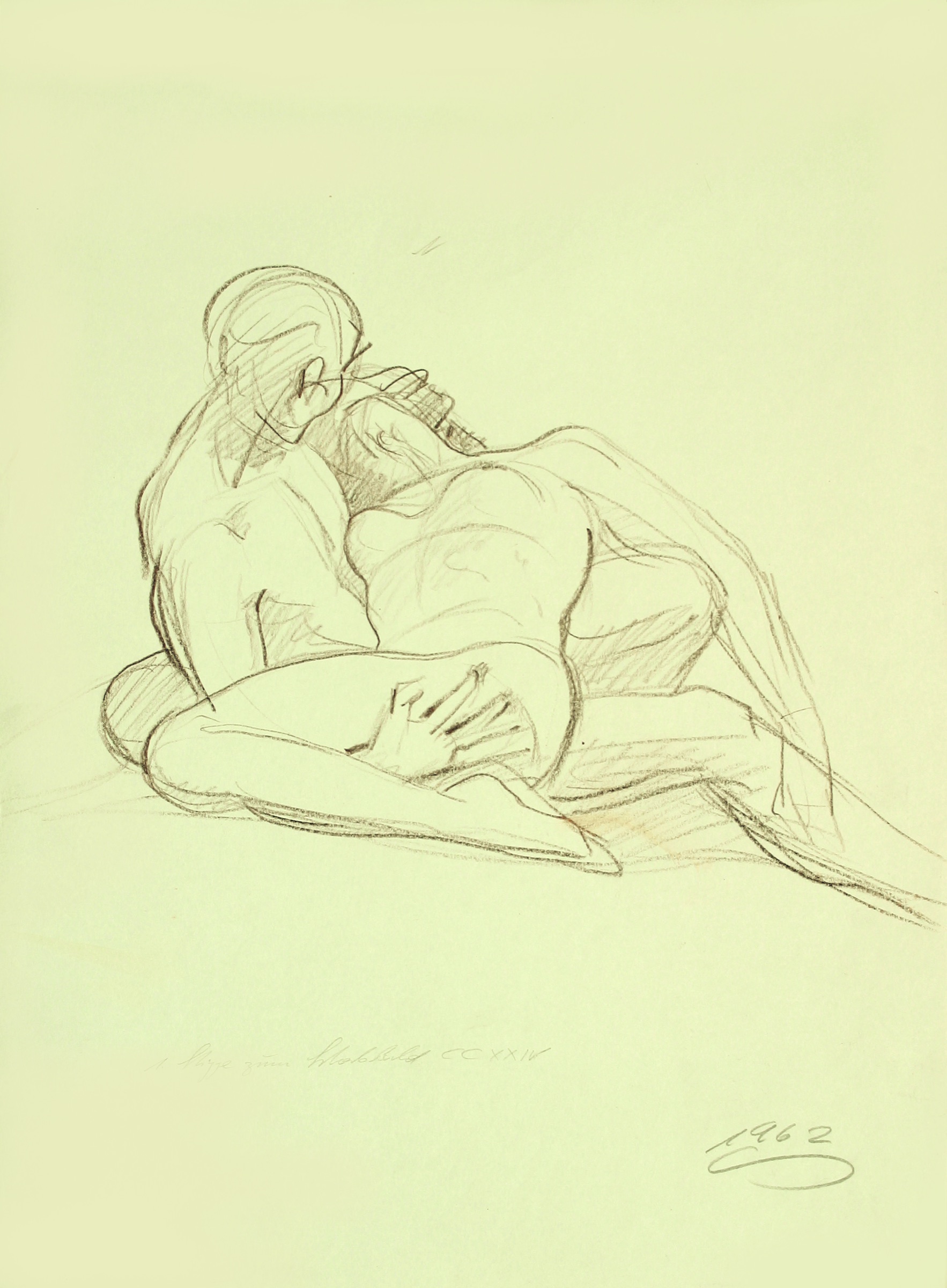 Serenade, Studienskizze