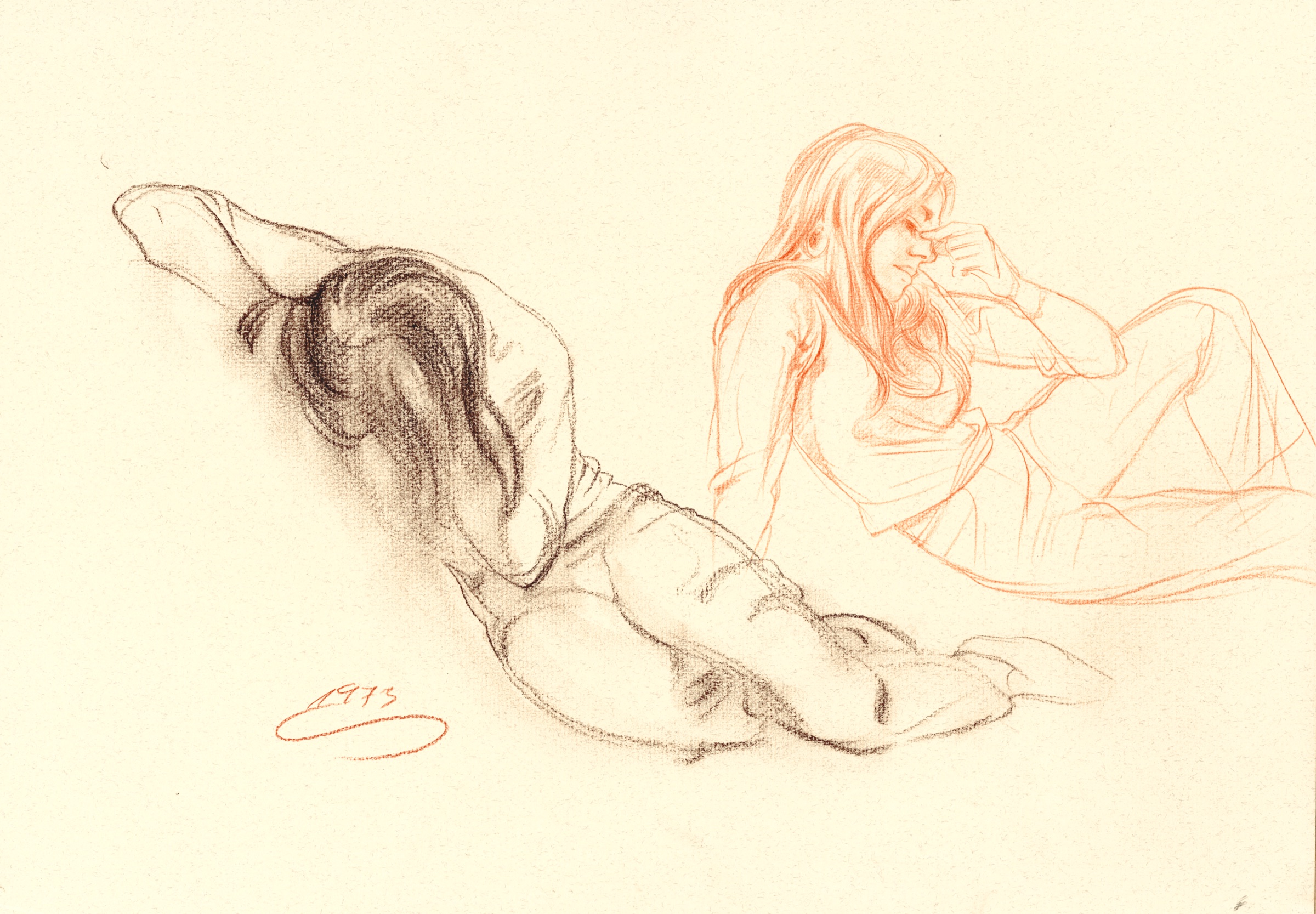 Christine, sitzend
