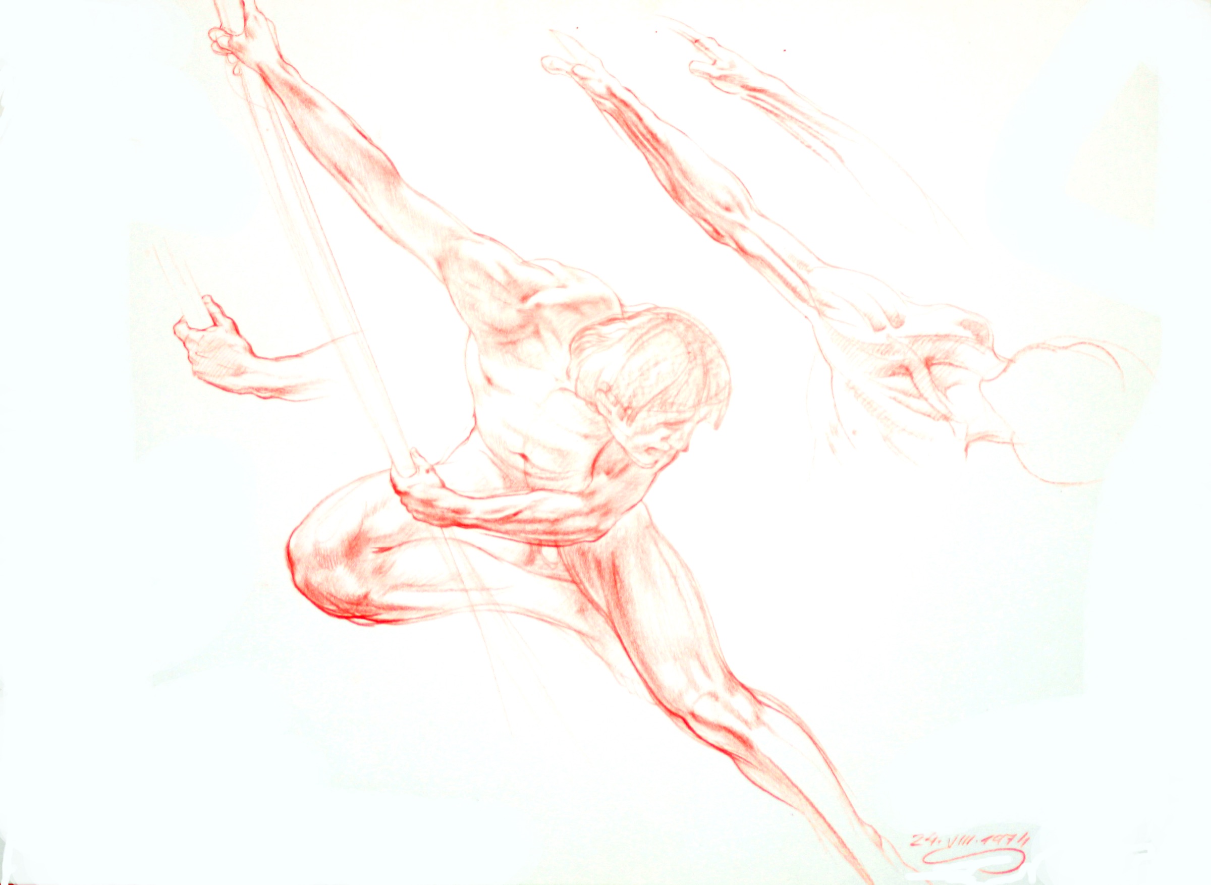 Human Mill, Sketch of a Figure for It