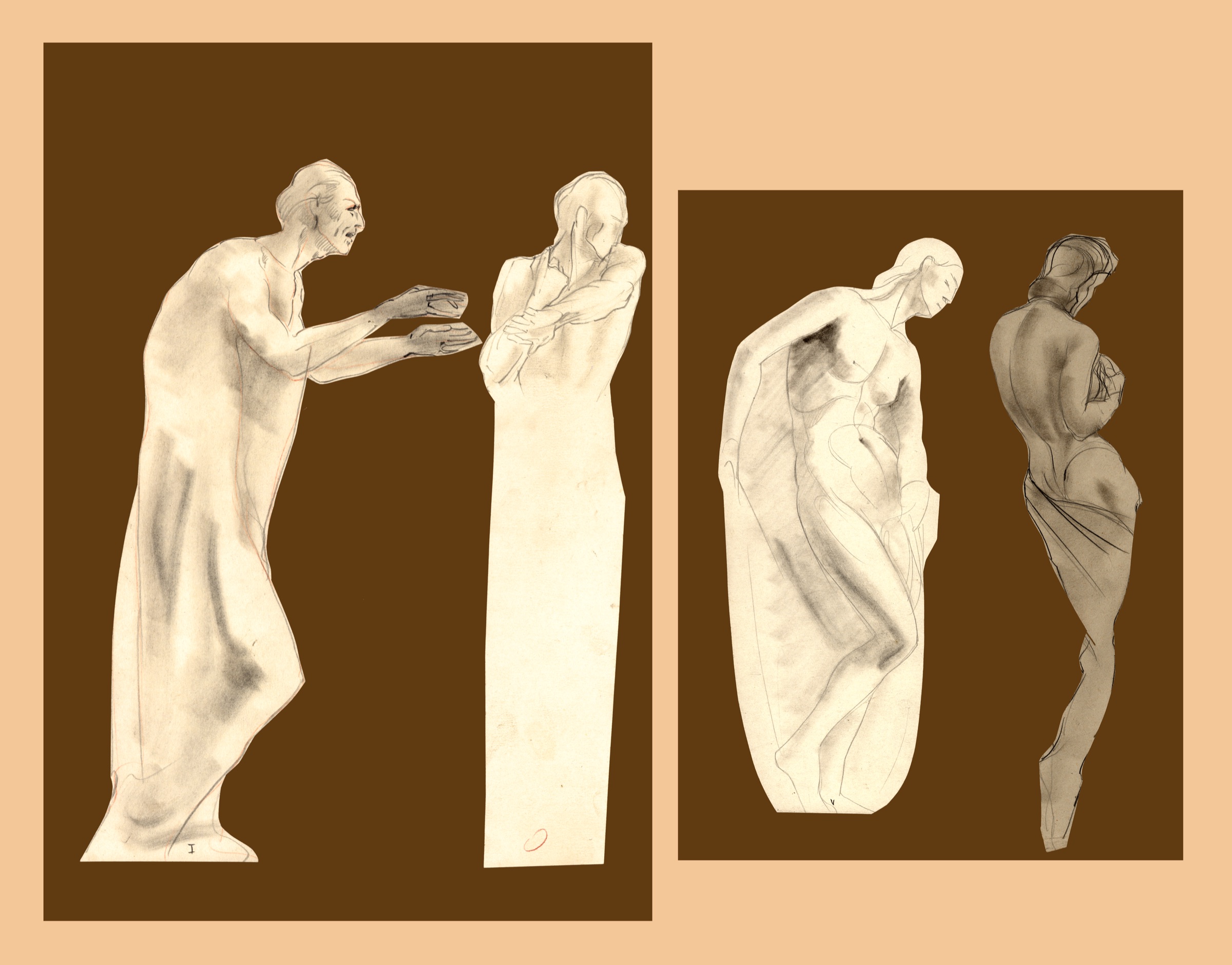 Figures for the Funeral Procession, 2