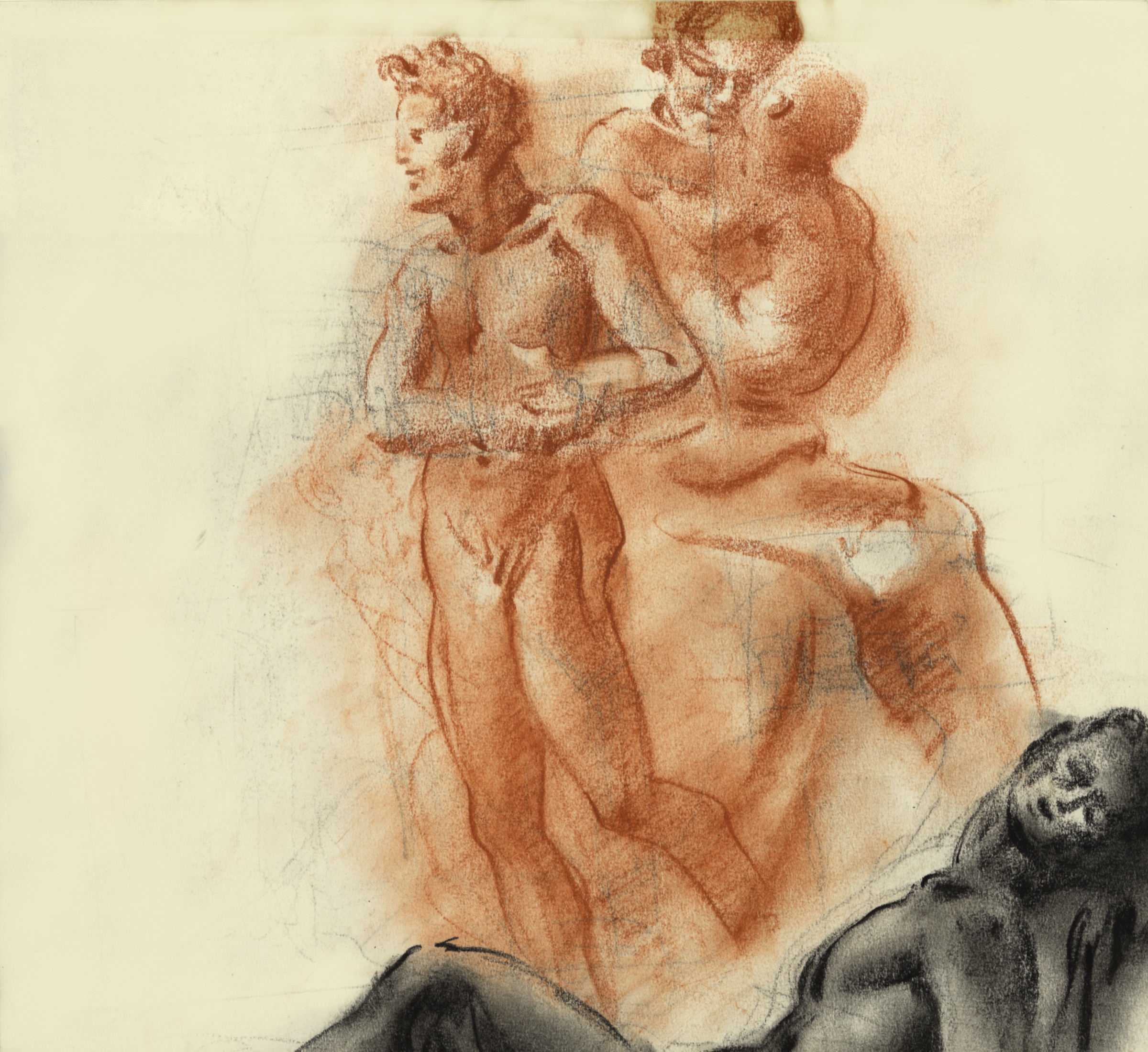 Three Figures with Child