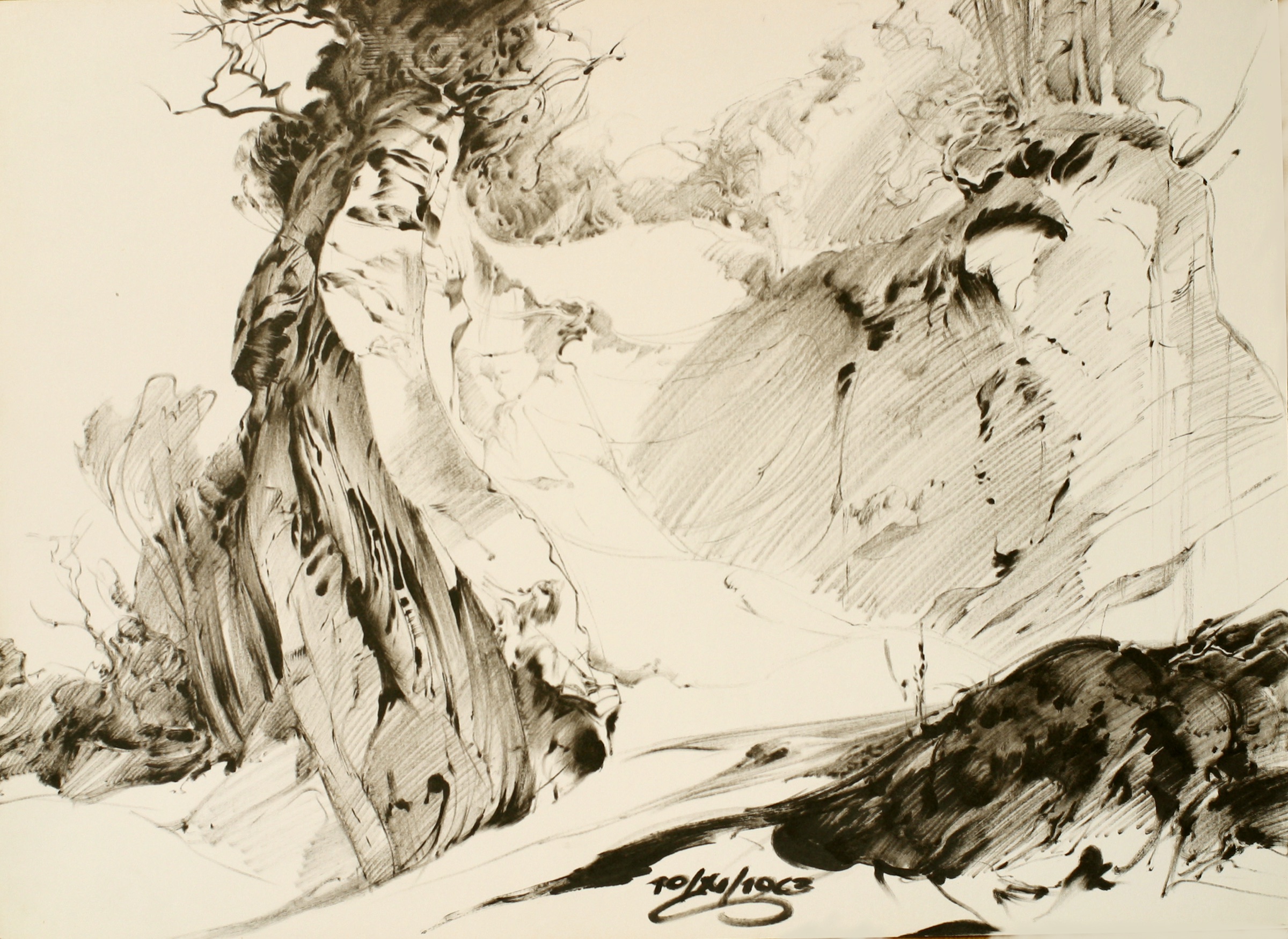 Rock Study “Zirler Gorge”