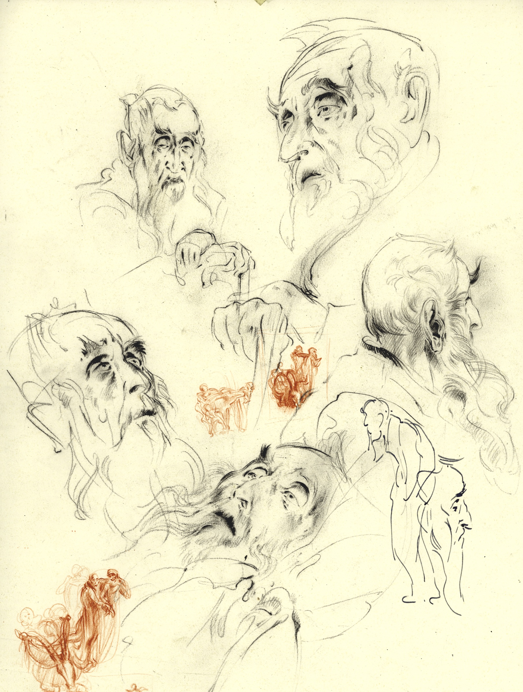 Old Man, Portrait Studies
