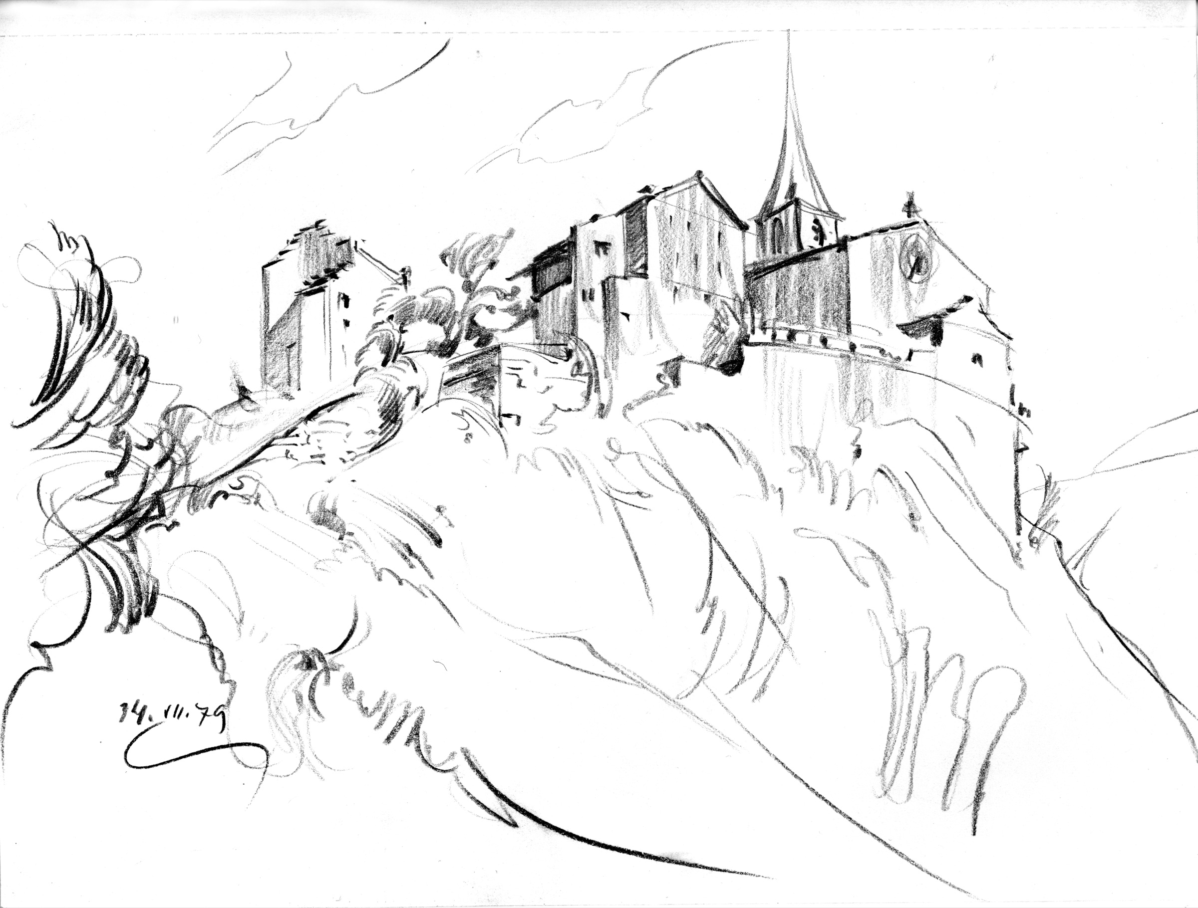 Raron, the Hill with the Church