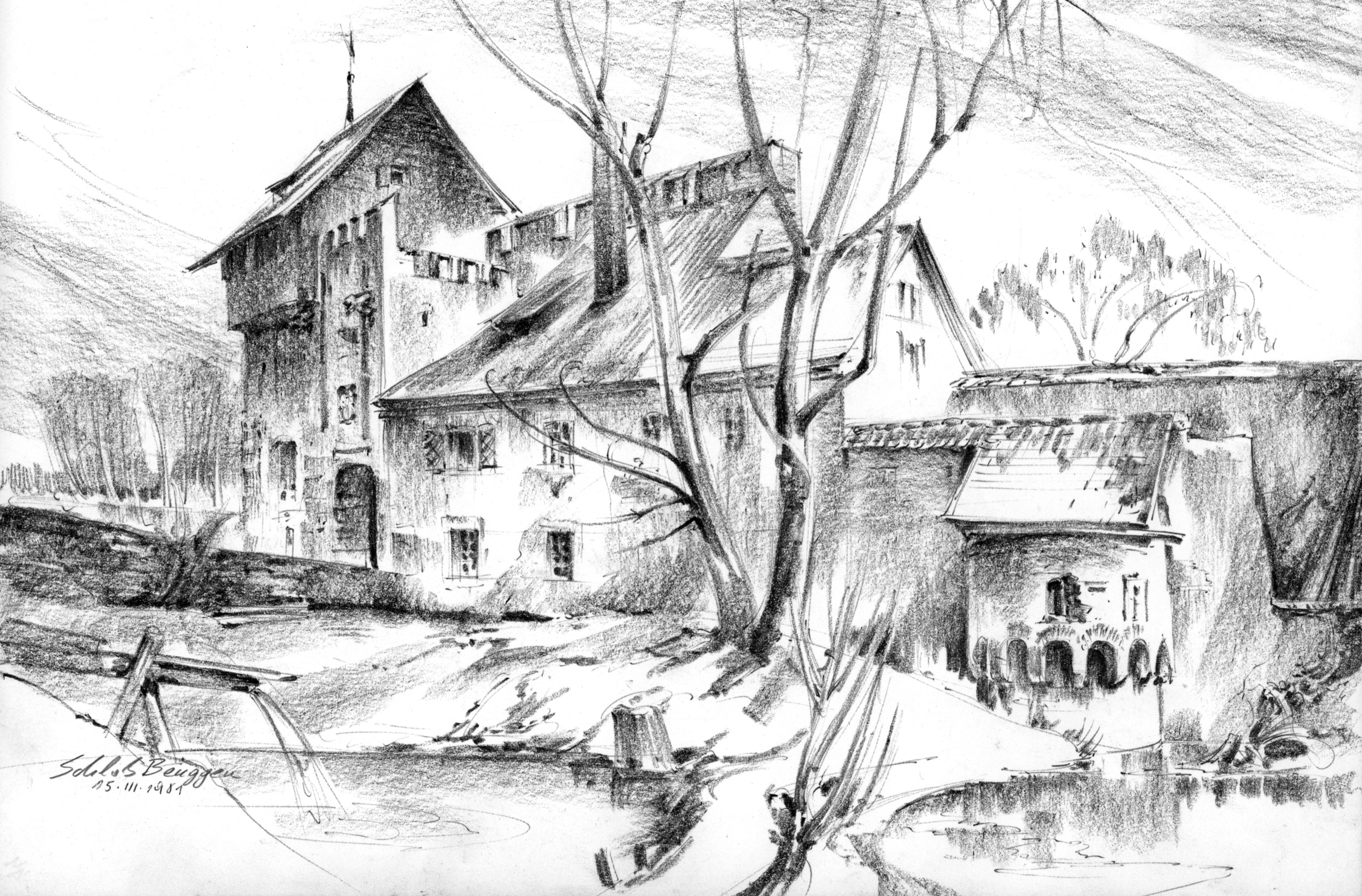 Beuggen, Schloss am Rhein
