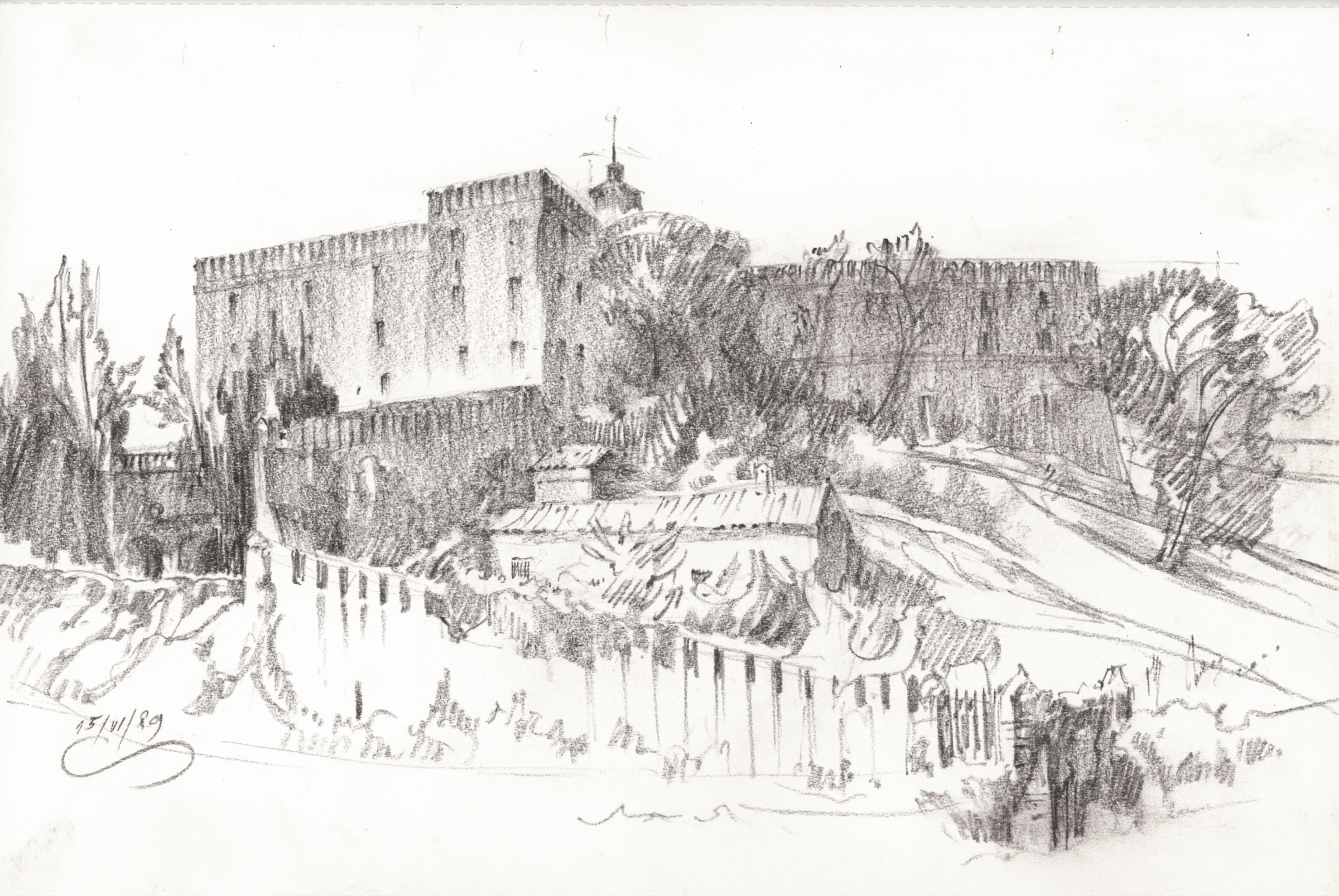 Castle near Montegrotto