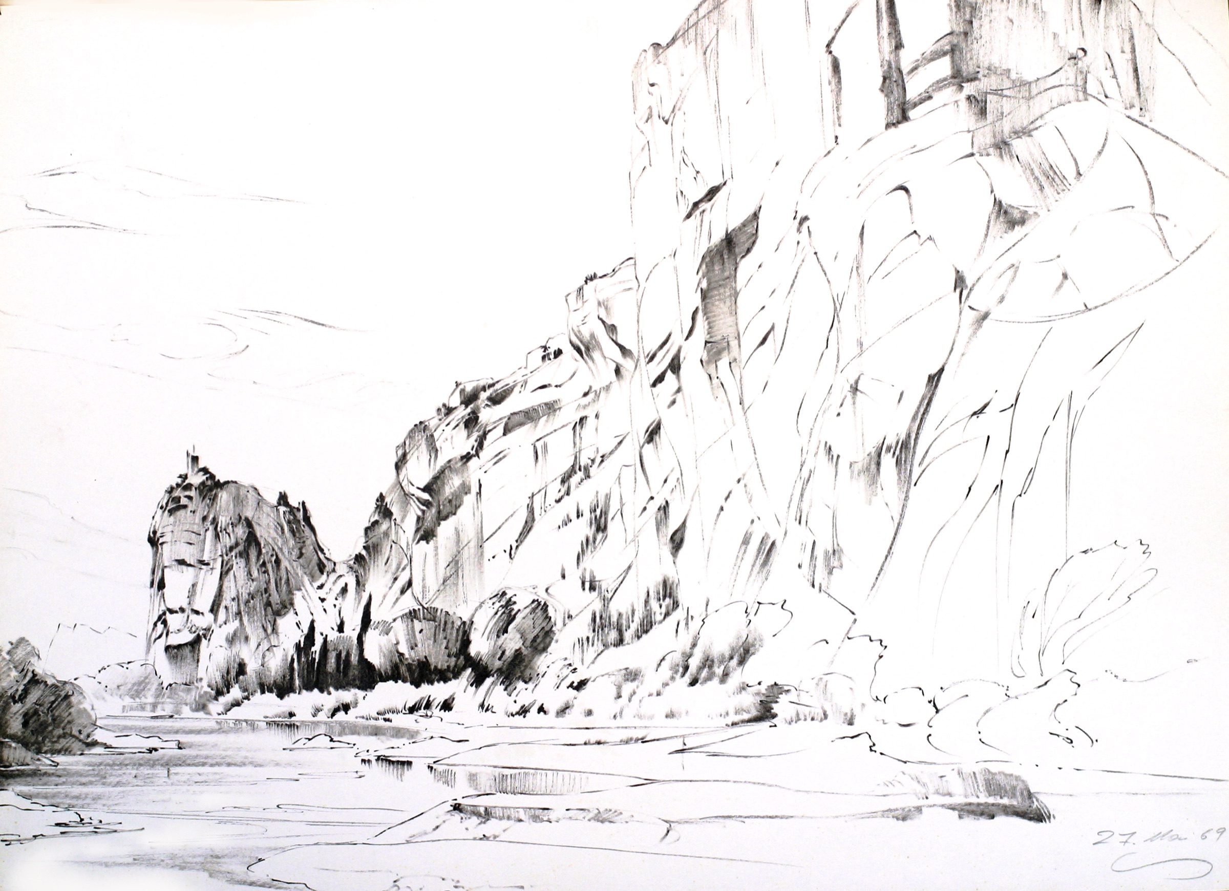 Rocks above the Sarca