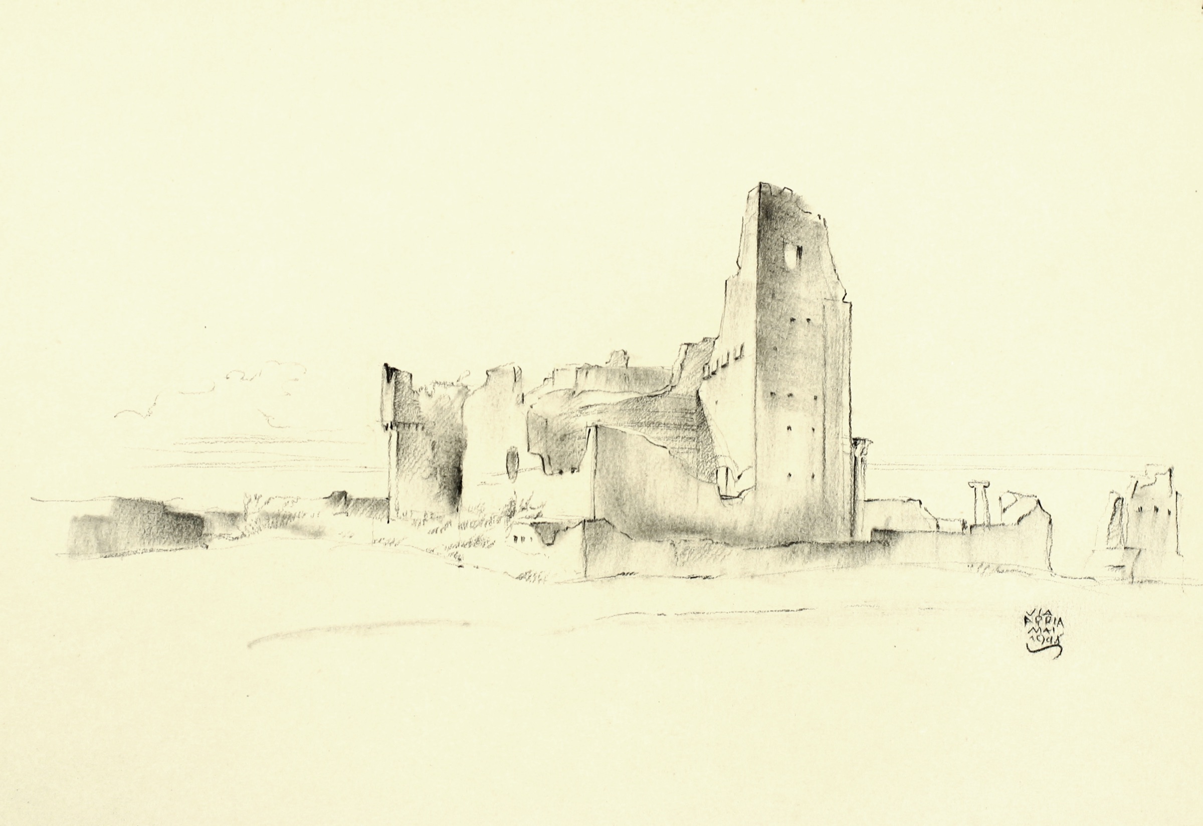 Ruin on the Via Appia