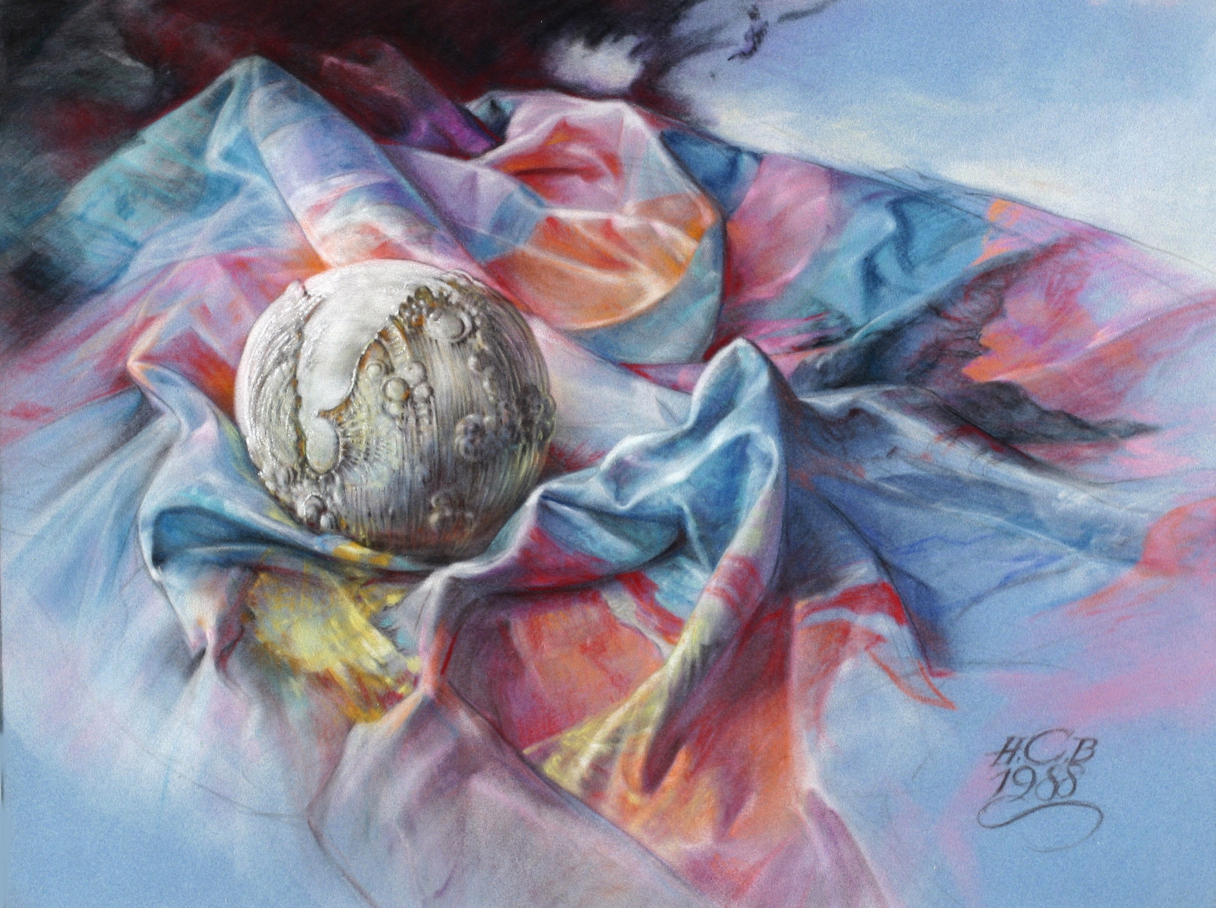 Stone Sphere on a Cloth