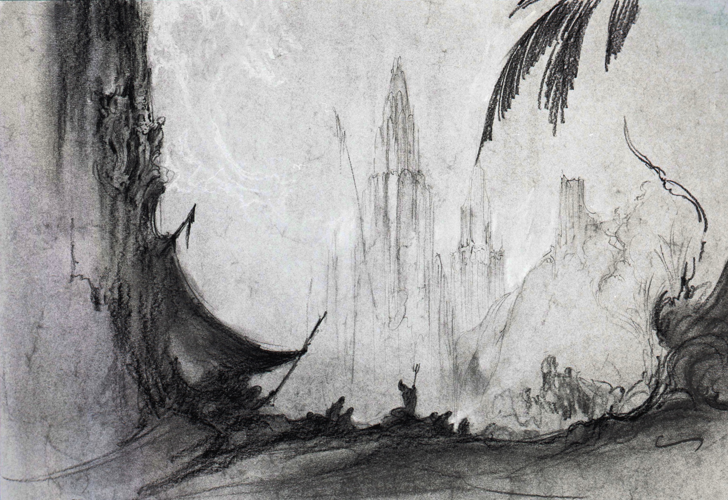 Figures before Towers