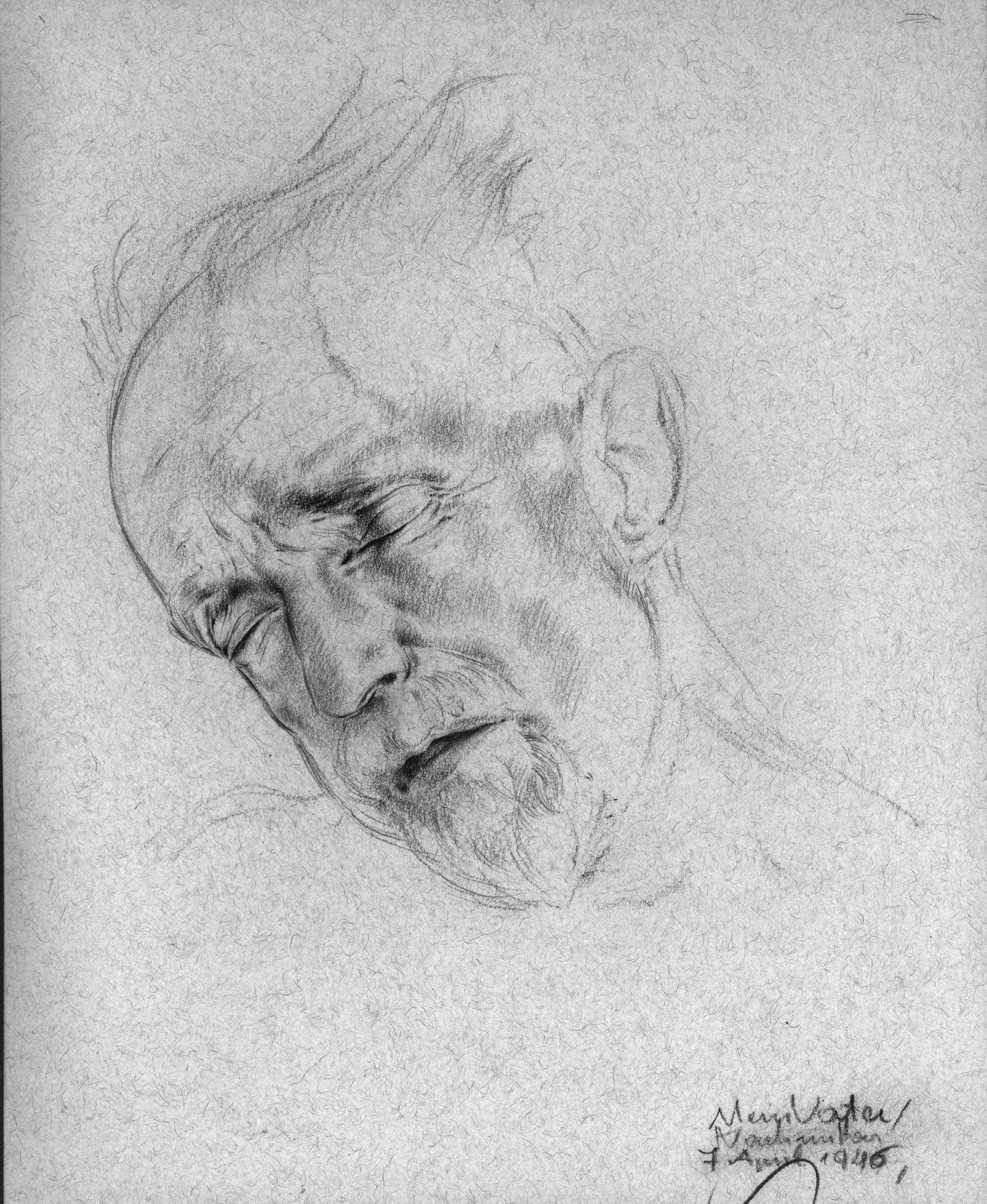 Cäsar Berann. "Agonie"