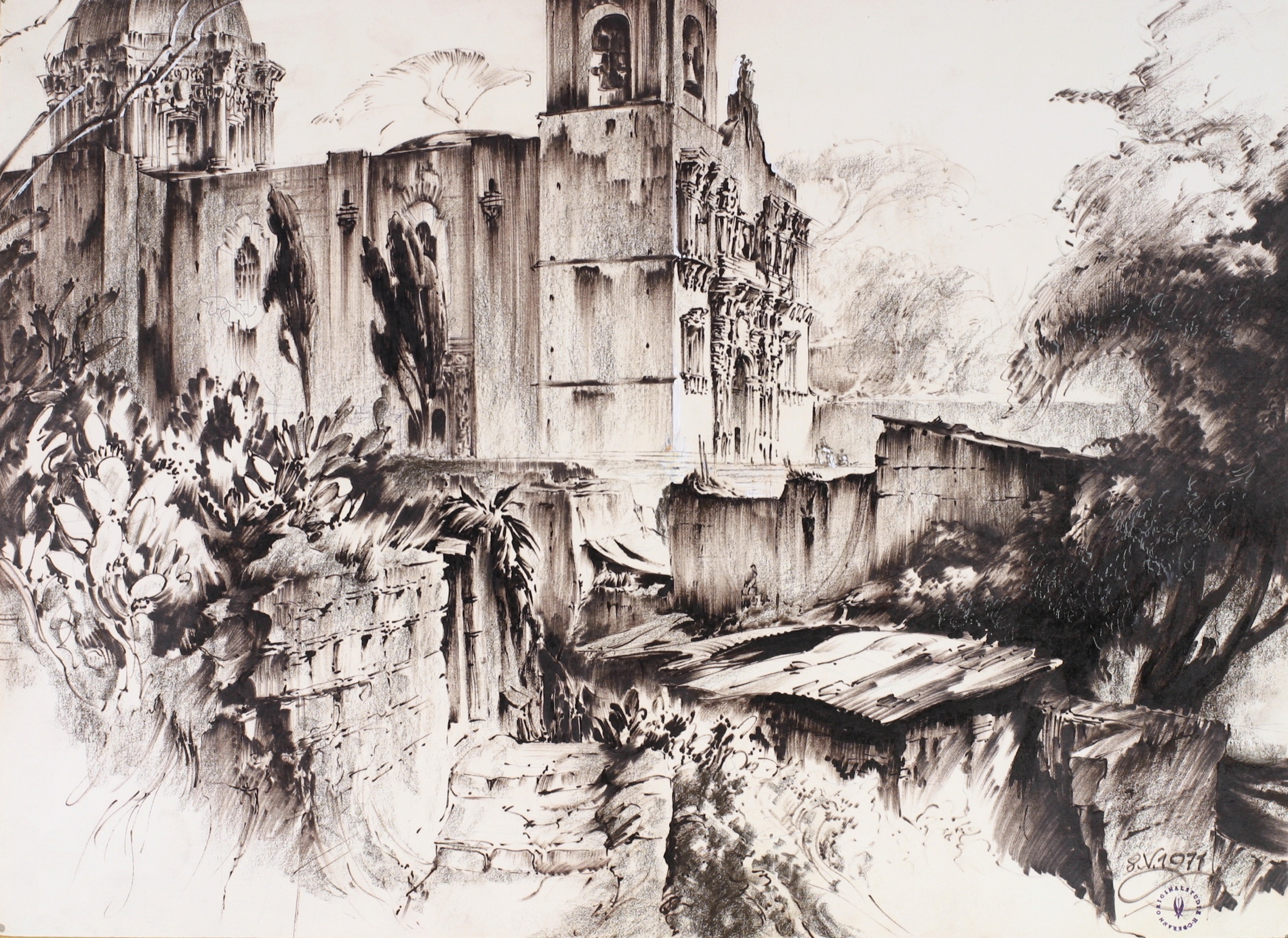 Guanajuato, Church near a Mine