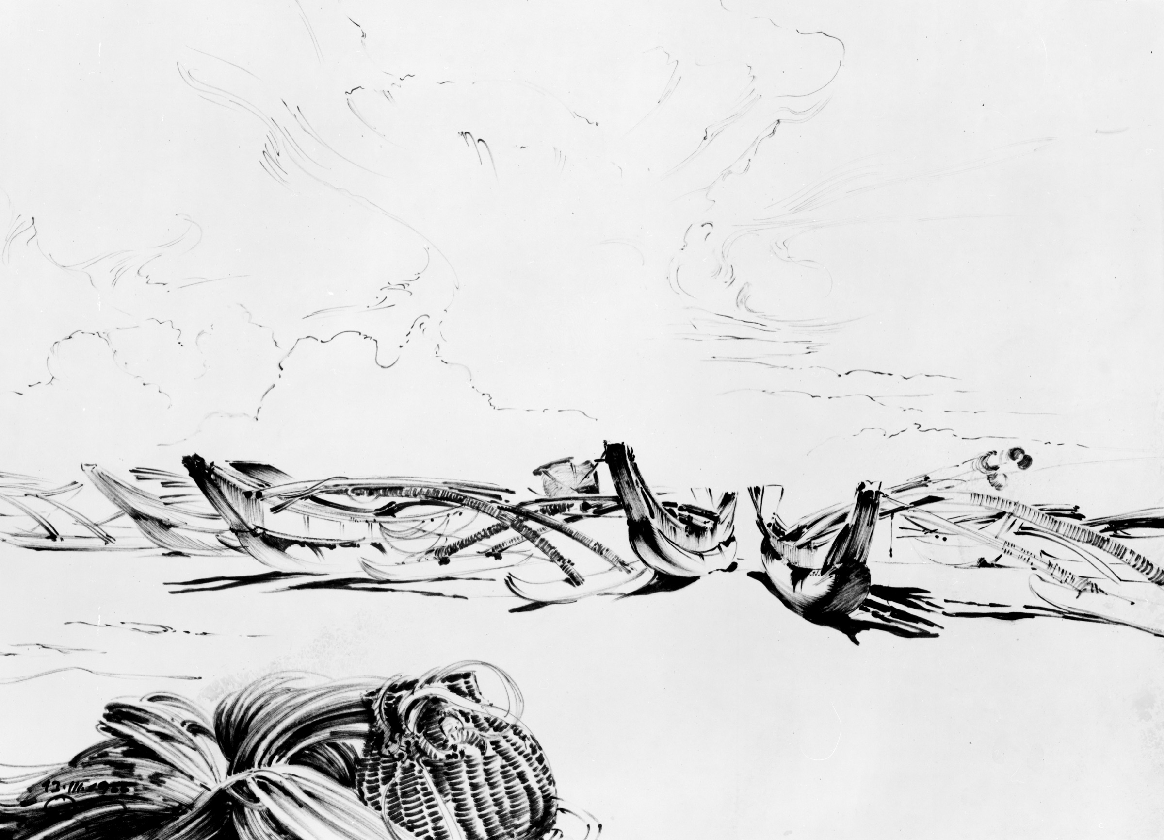 "Midday Rest" — Boat Wrecks near Panadura