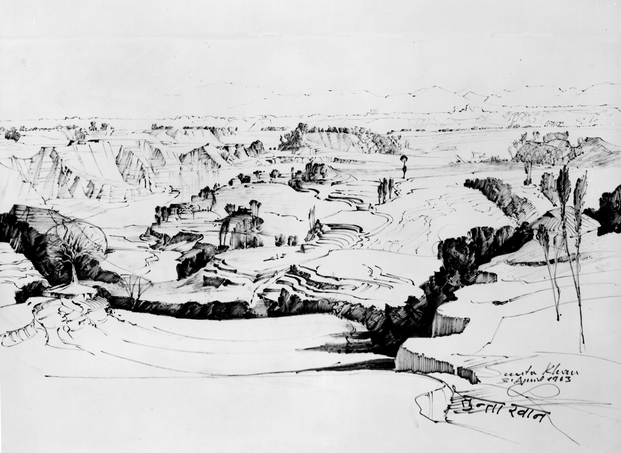 Landscape around Sunta Khan