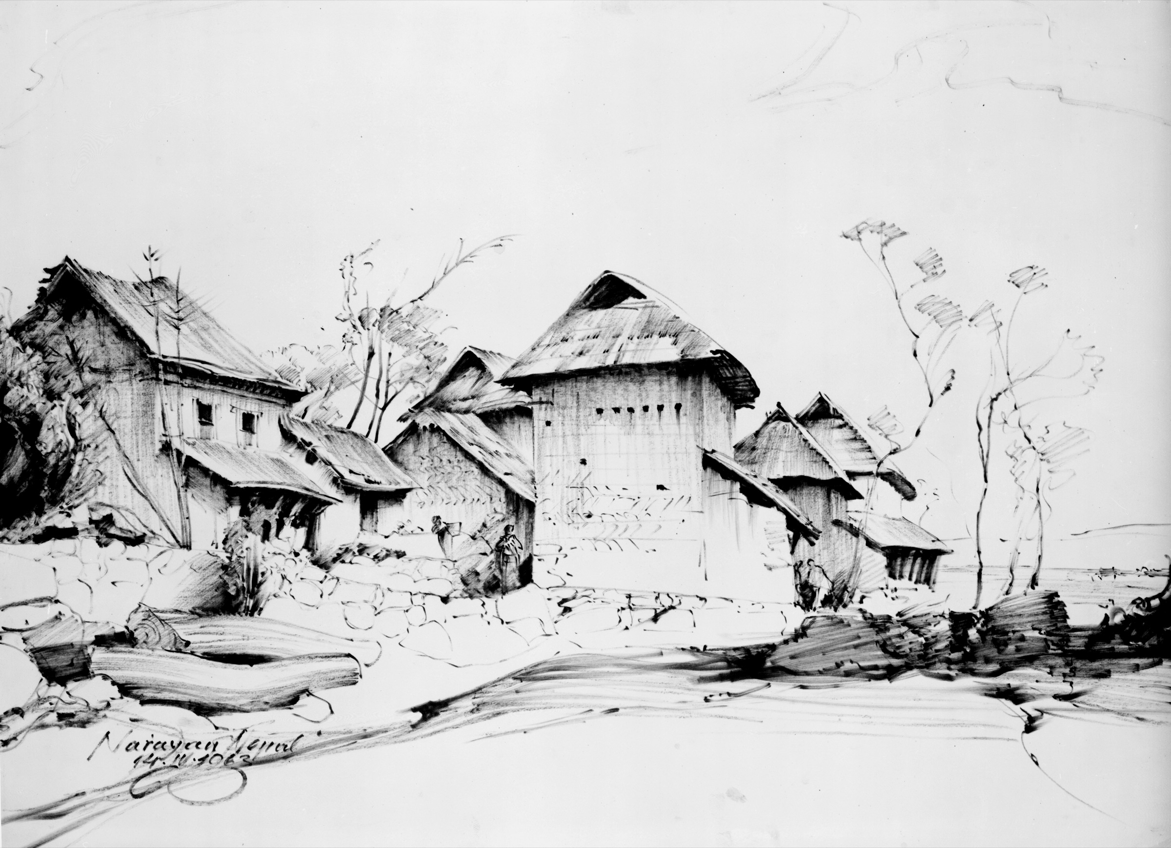 Narayan, Bauerngehöft