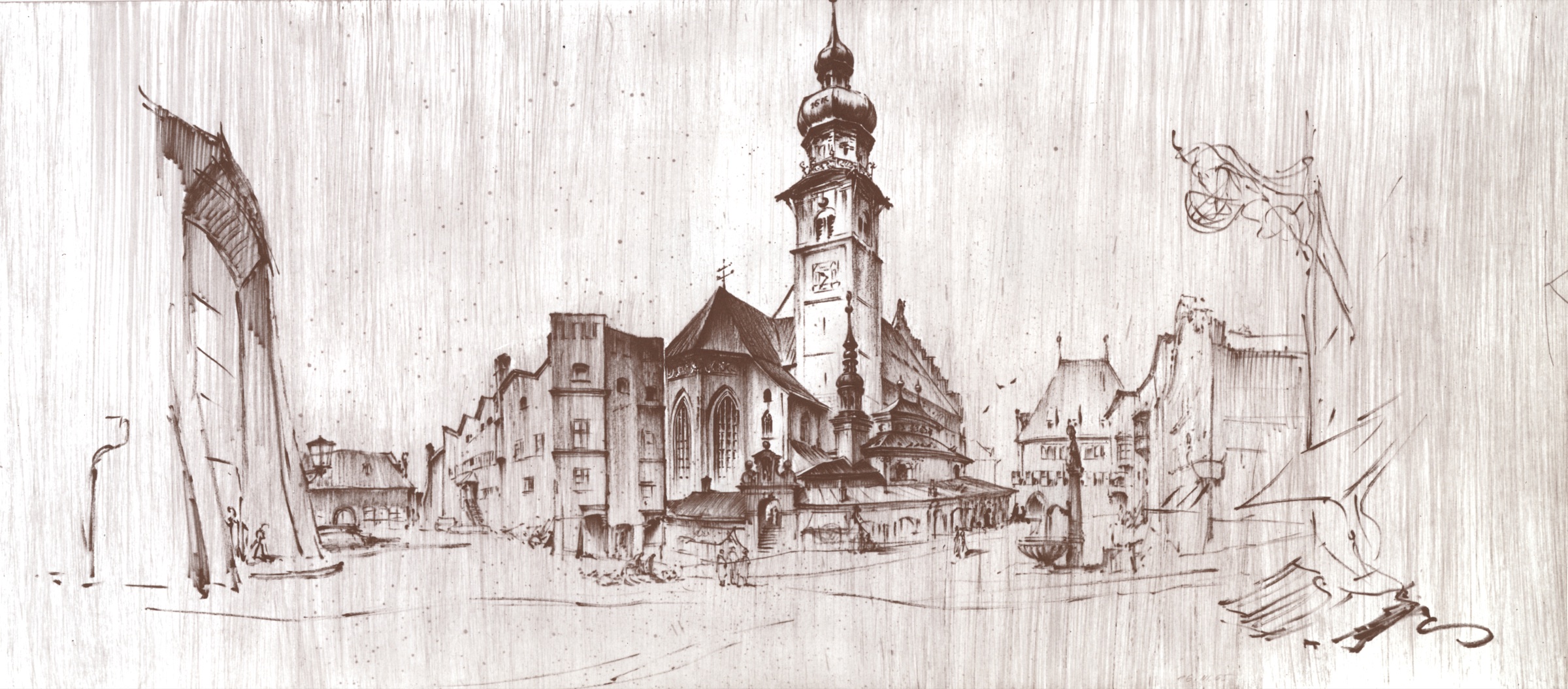 Hall in Tirol, Oberer Marktplatz