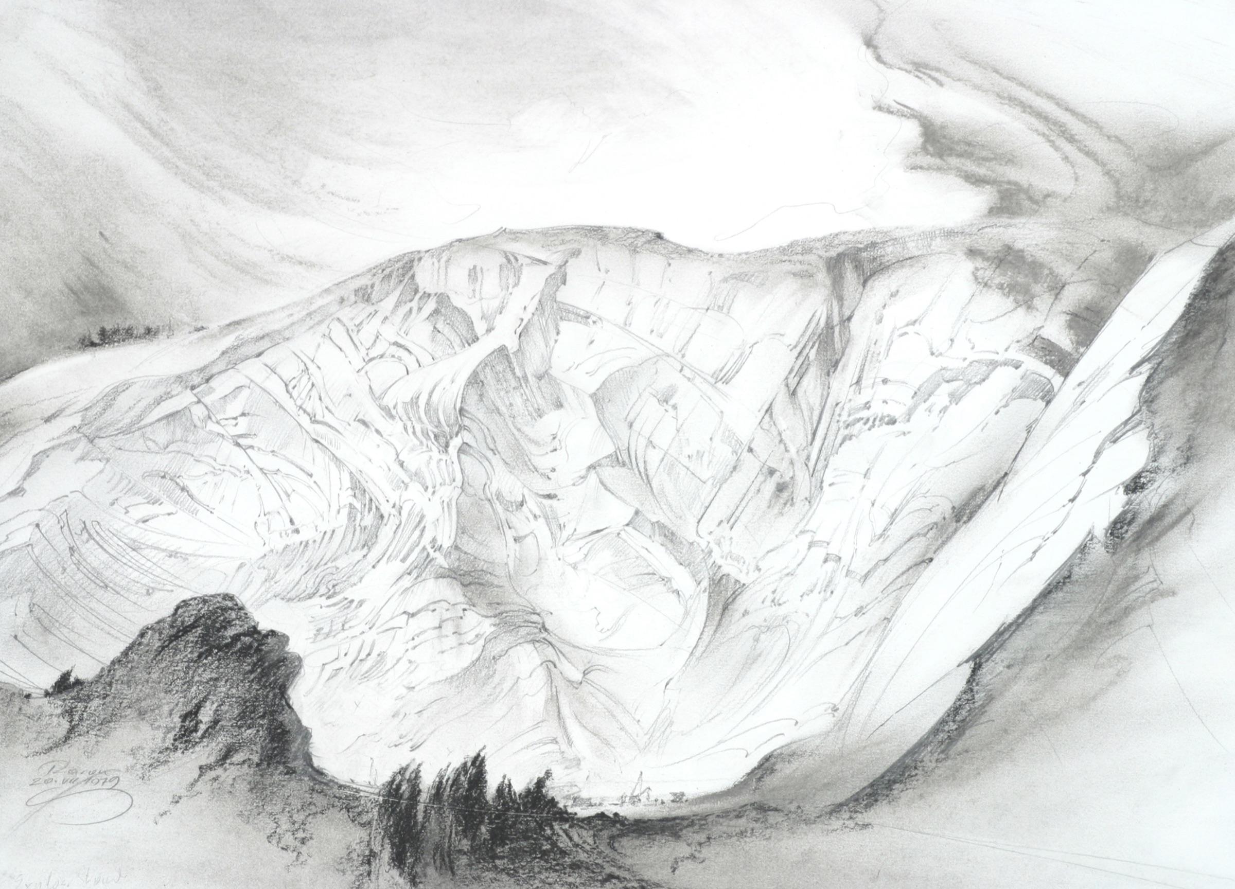 Raron, Steinbruch