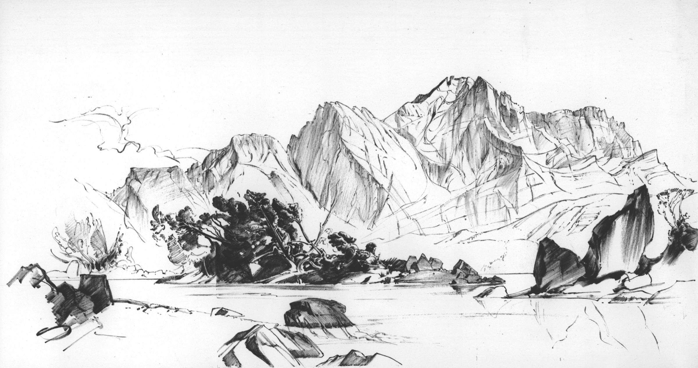 Eibsee at the Foot of the Zugspitze