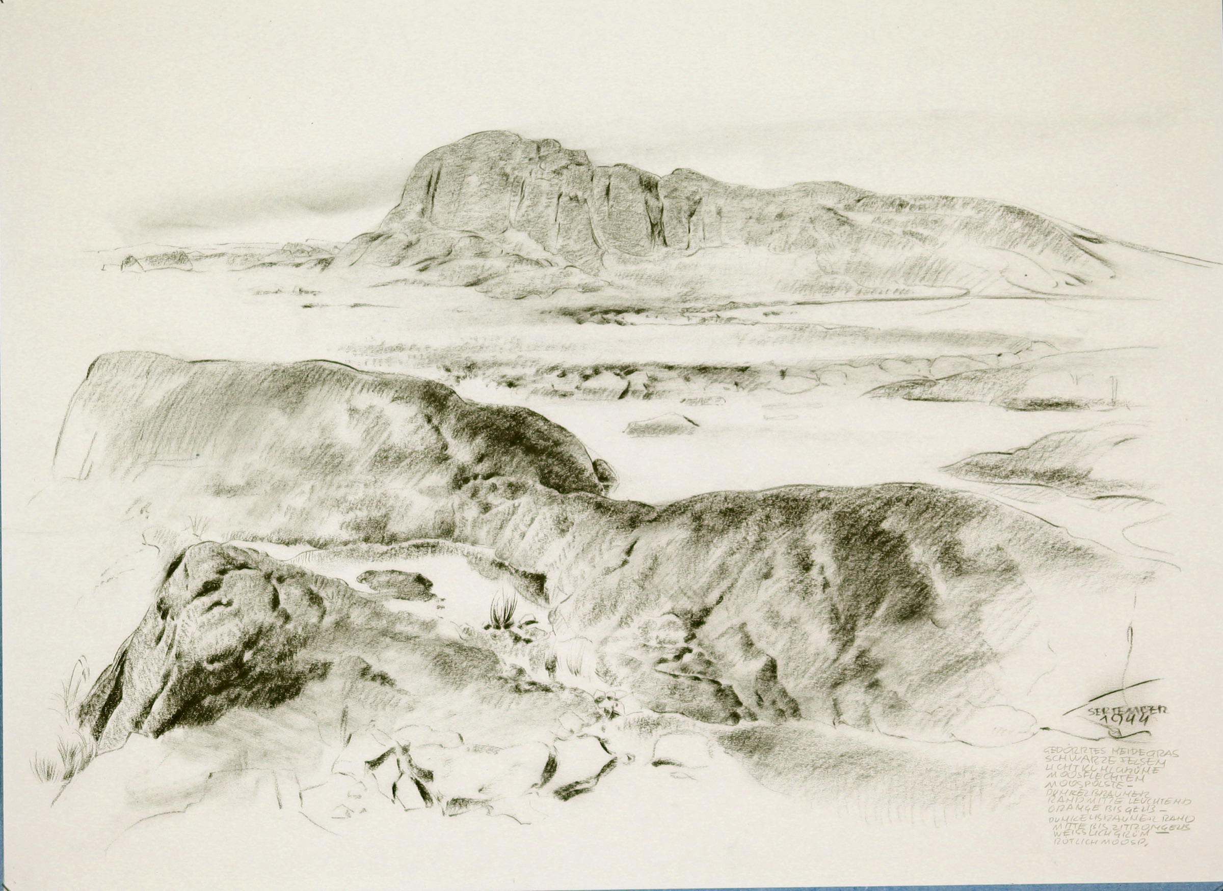 Lakes in the Tundra Mountains