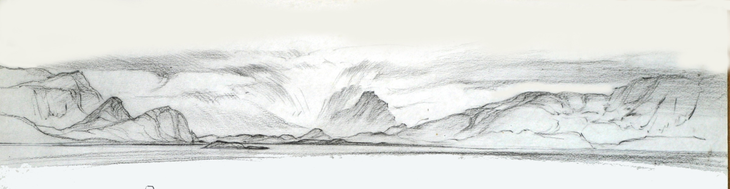 Mountain Backdrop above the Fjord