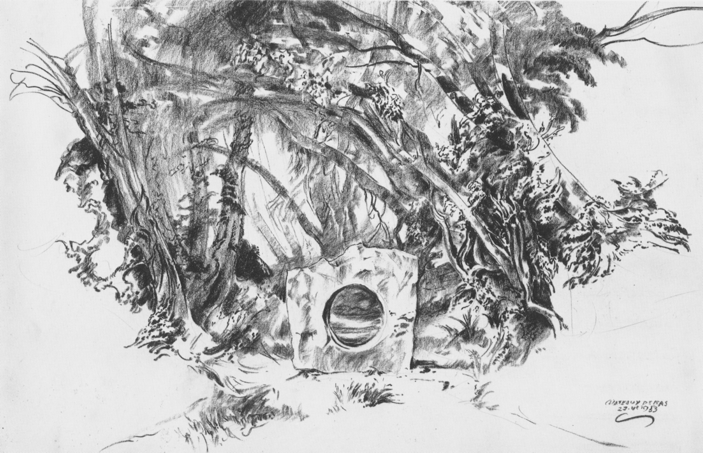 Stone Slab with Hole