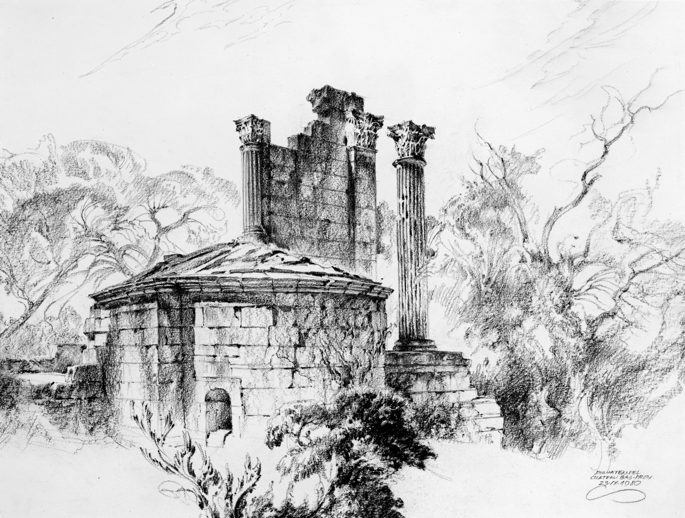 Dianatempel Chateaux Pas
