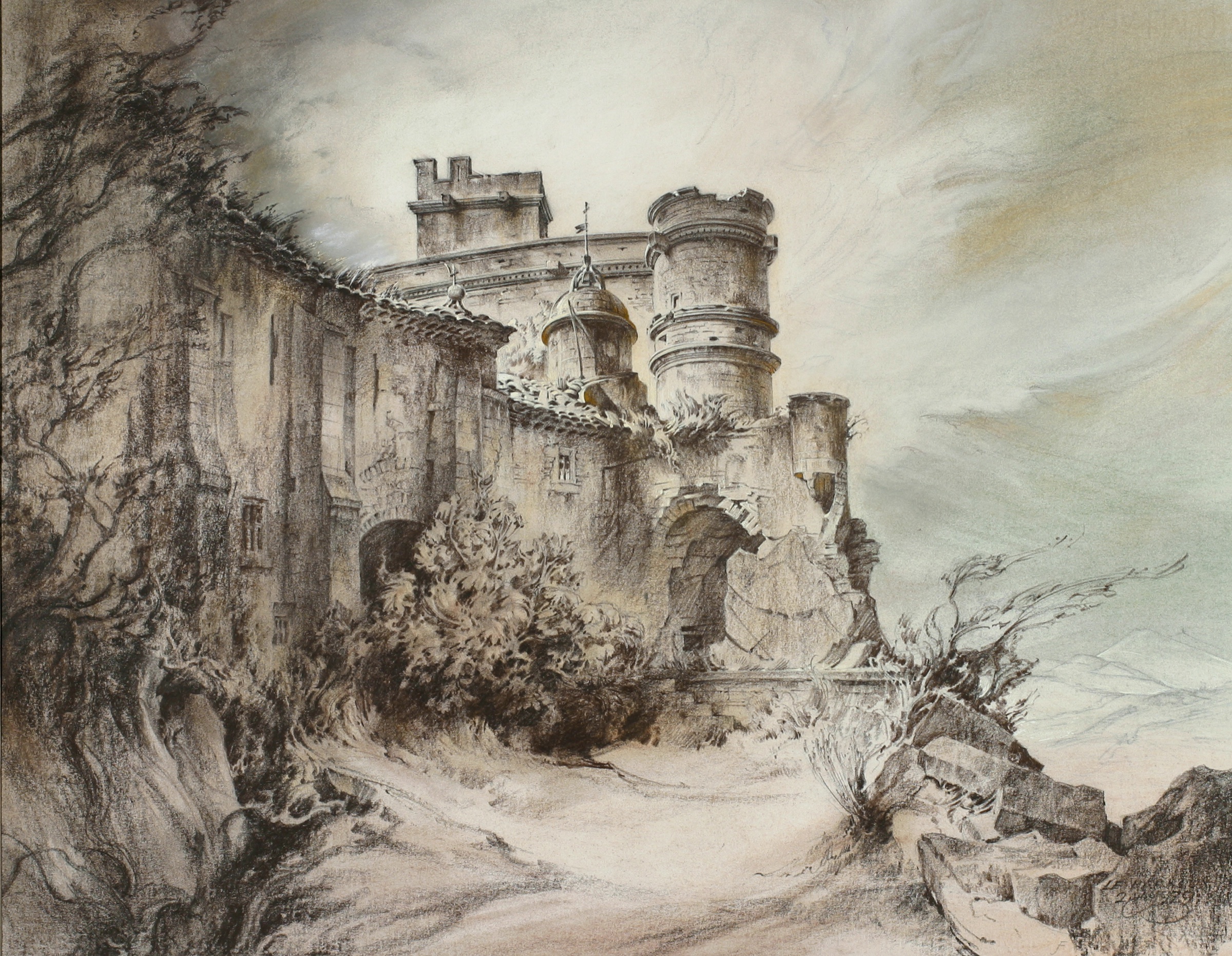 Barroux, Schloss