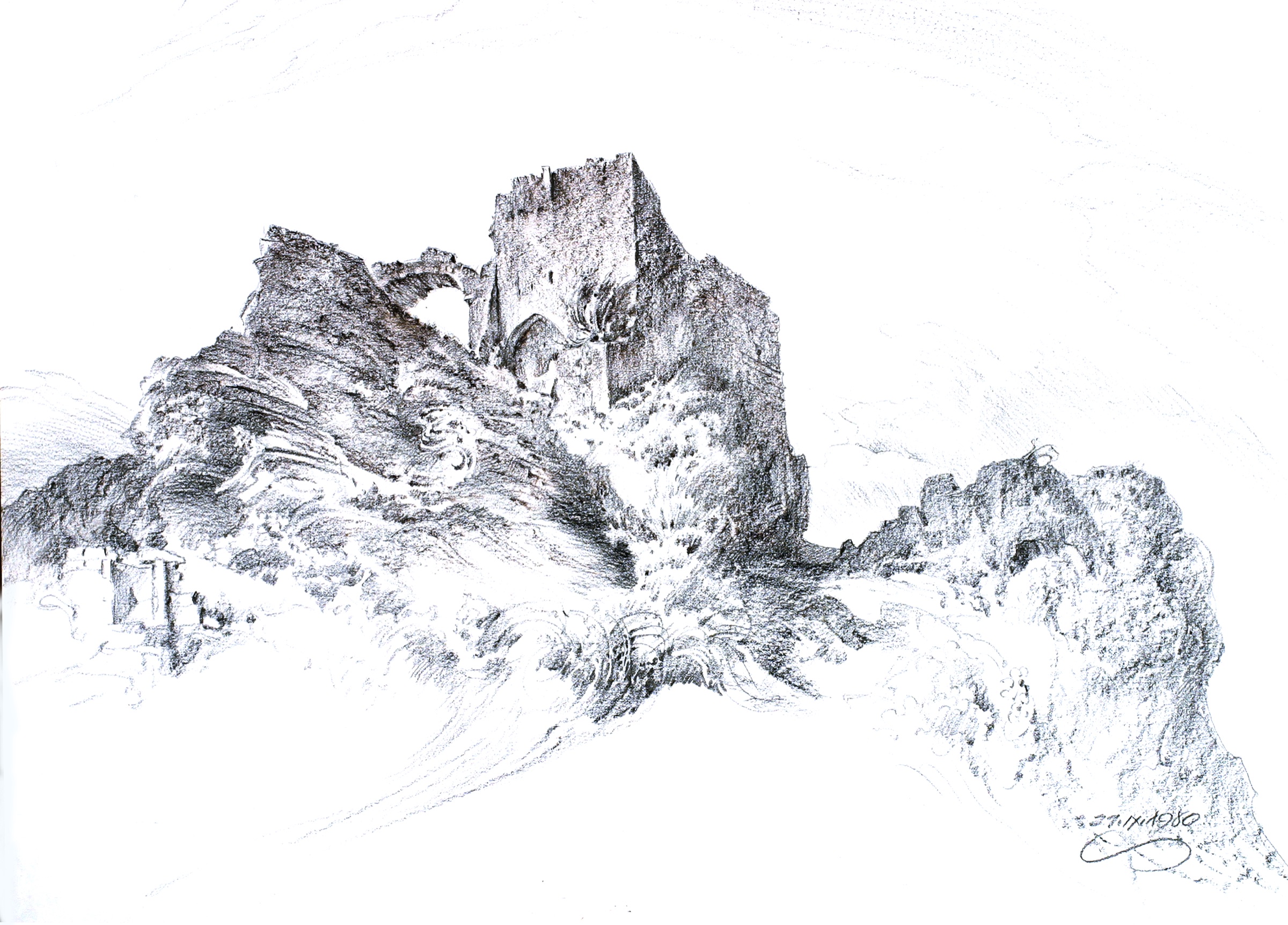 Venergues, Castell