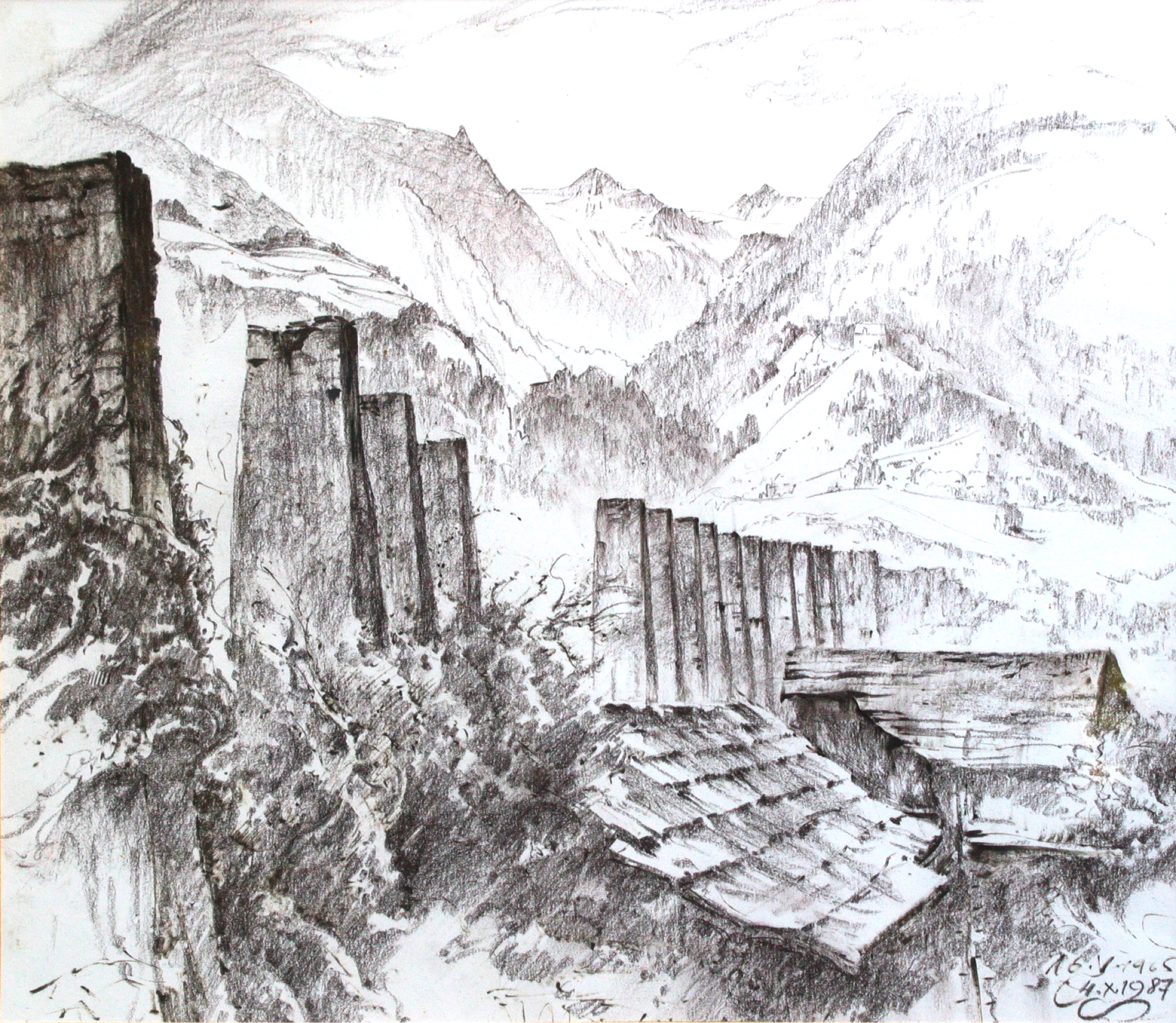 Laas, Row of Pillars of the Waal