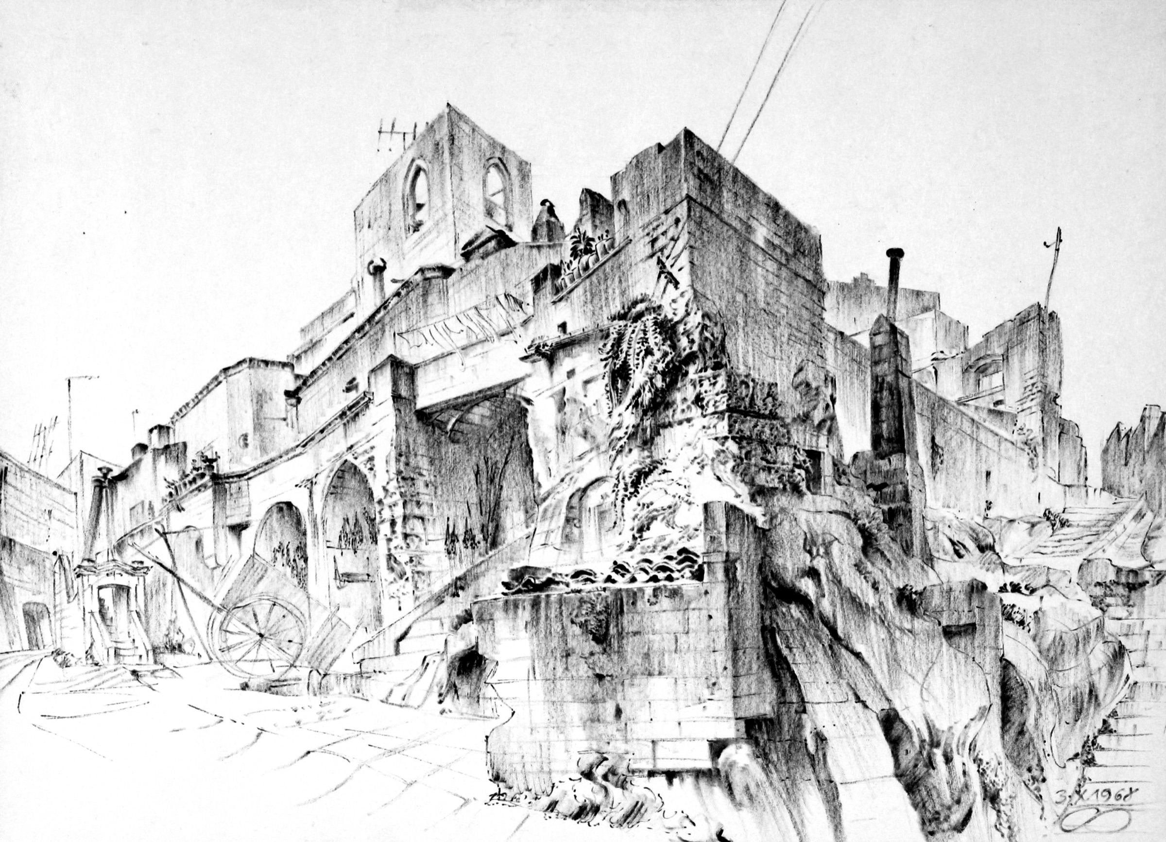 Matera, in the Old Town