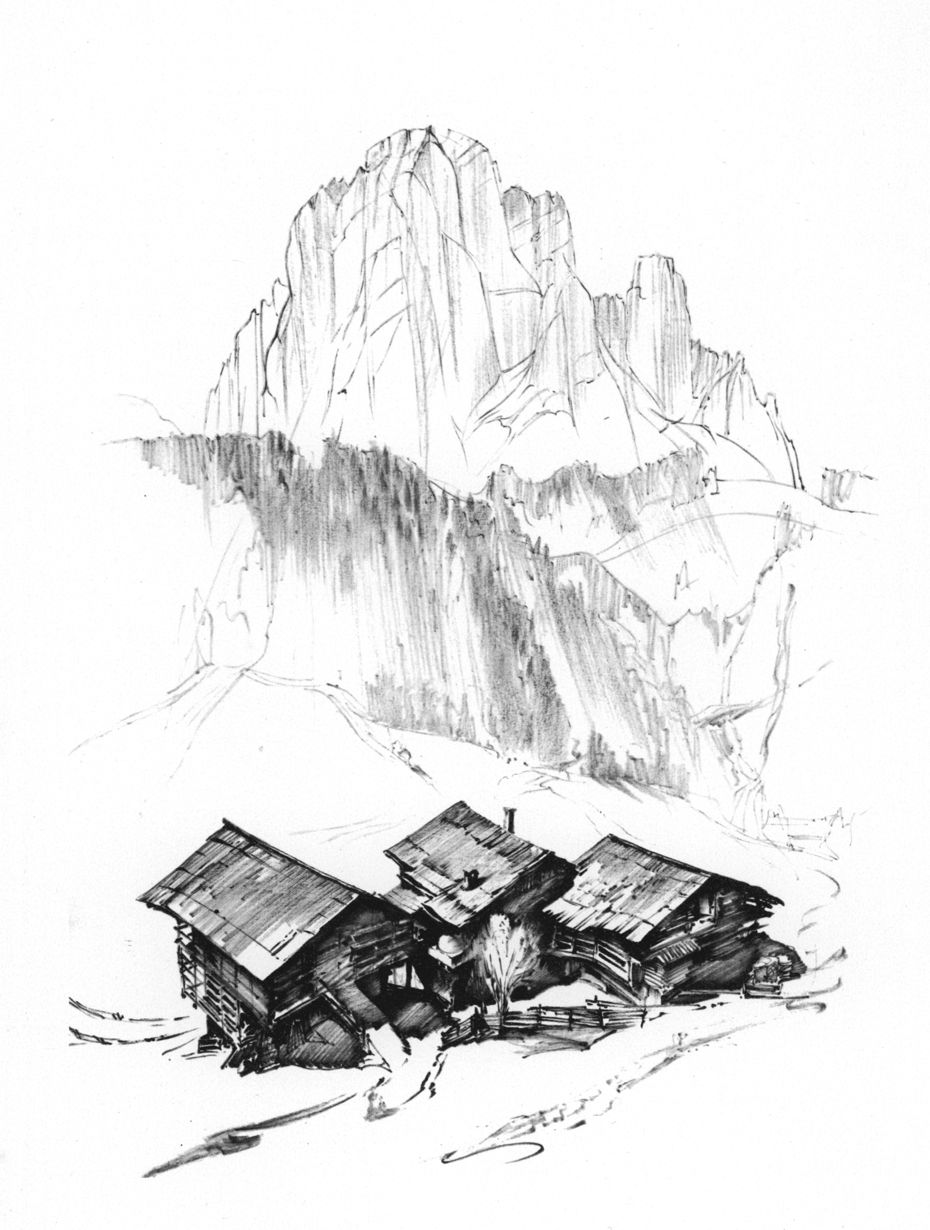 Berghöfe unterm Langkofel