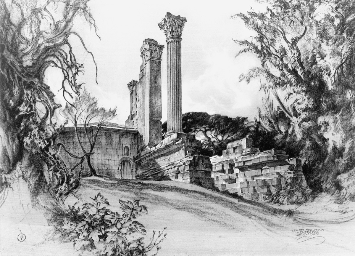 Dianatempel, Venergue, Frankreich