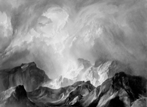 Thunderstorm over the Mountains