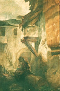 In einer Gasse in Trins