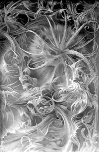 Detail des Aussenbildes: Distel rechts.oben