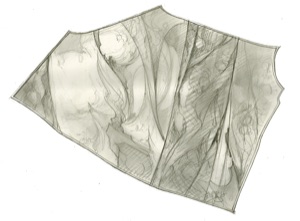 Abstract Forms for a Clay Panel