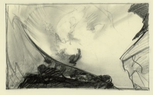 Arching Curve and Rock Cliff