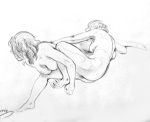 Erotische Skizze