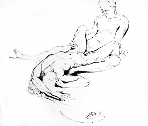 Erotische Skizze