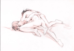 Erotische Skizze