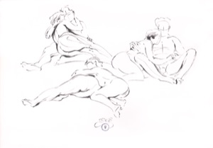 Erotische Skizze