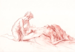 Erotische Skizze