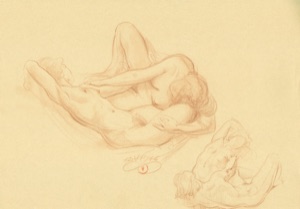 Erotische Skizze