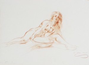 Seated Woman with Bowl