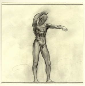 Standing Figure with Raised Arms
