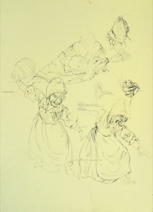 Gestalten beim Schemenlauf,  2