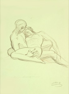Serenade, Studienskizze