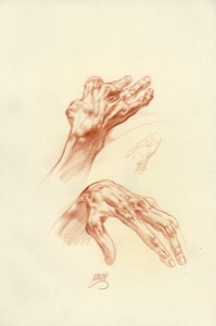 Handstudien, zwei