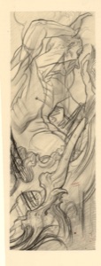Susanne, Sketch for the Figure in the Left Side Panel